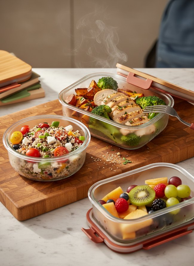 Smart Stackable Lunch Containers