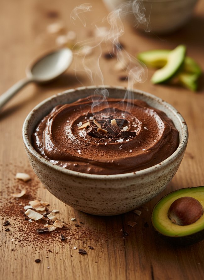 Velvet Chocolate Avocado Mousse