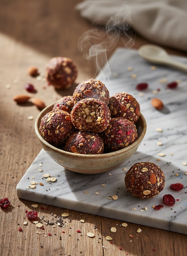 Almond Berry Energy Bites