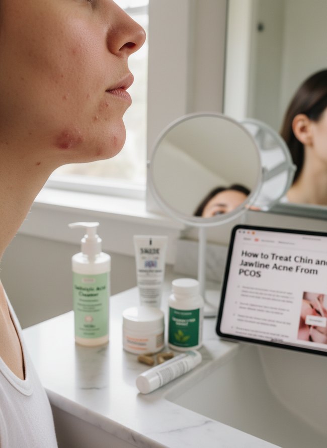 Hormonal Chin Breakout