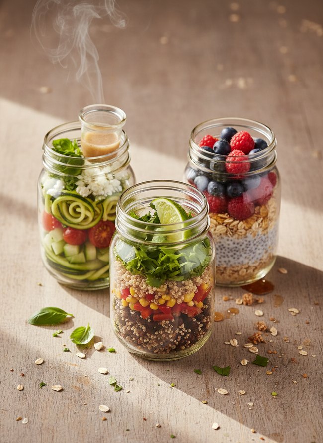 Quick No-Cook Mason Jars