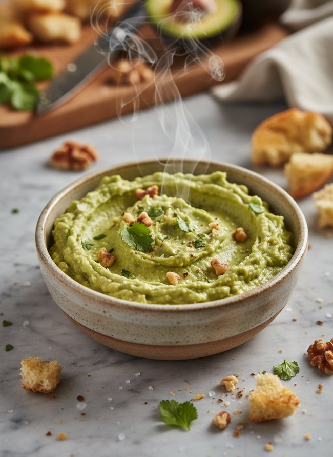 Creamy Avocado Walnut Dip
