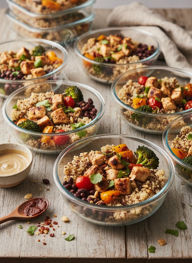 Batch Cooked Quinoa Bowls