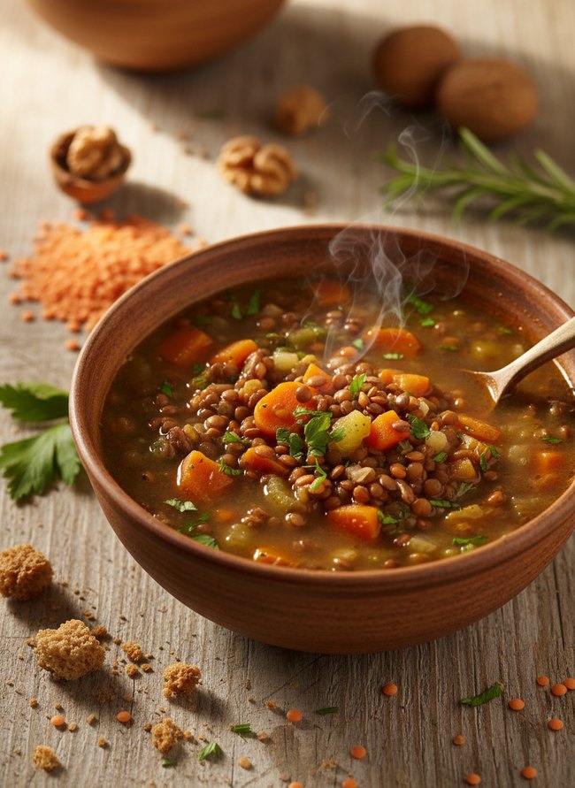 Complex Carb Lentil Soup