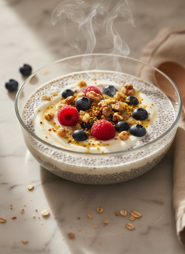 Greek Yogurt Chia Pudding