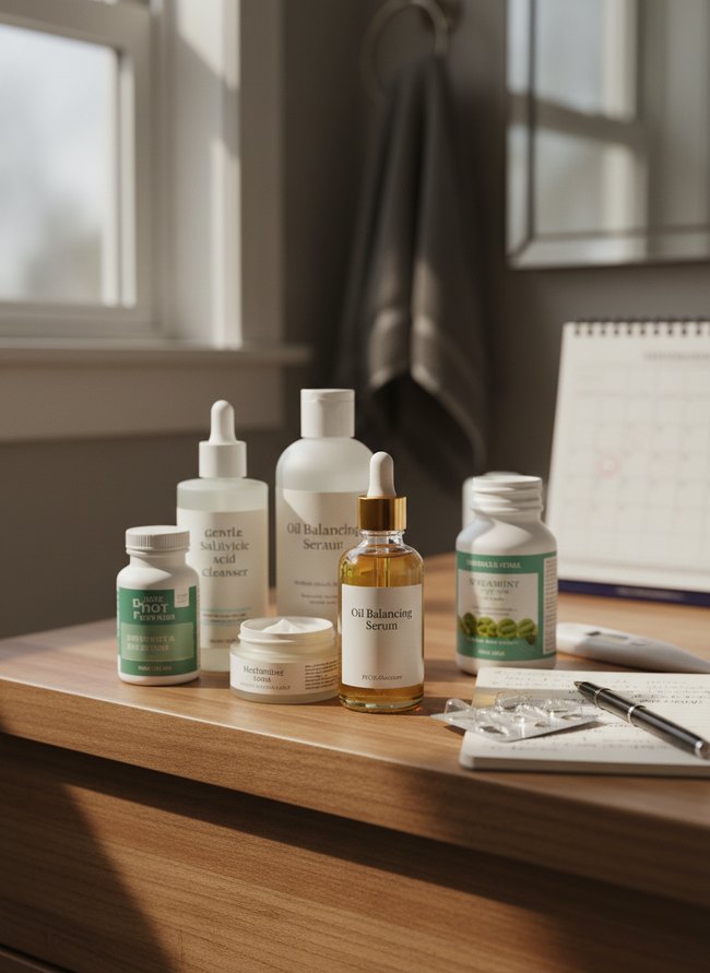 Oil Balancing Serum Regimen