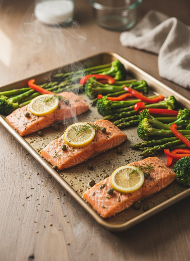 Sheet Pan Salmon Freeze