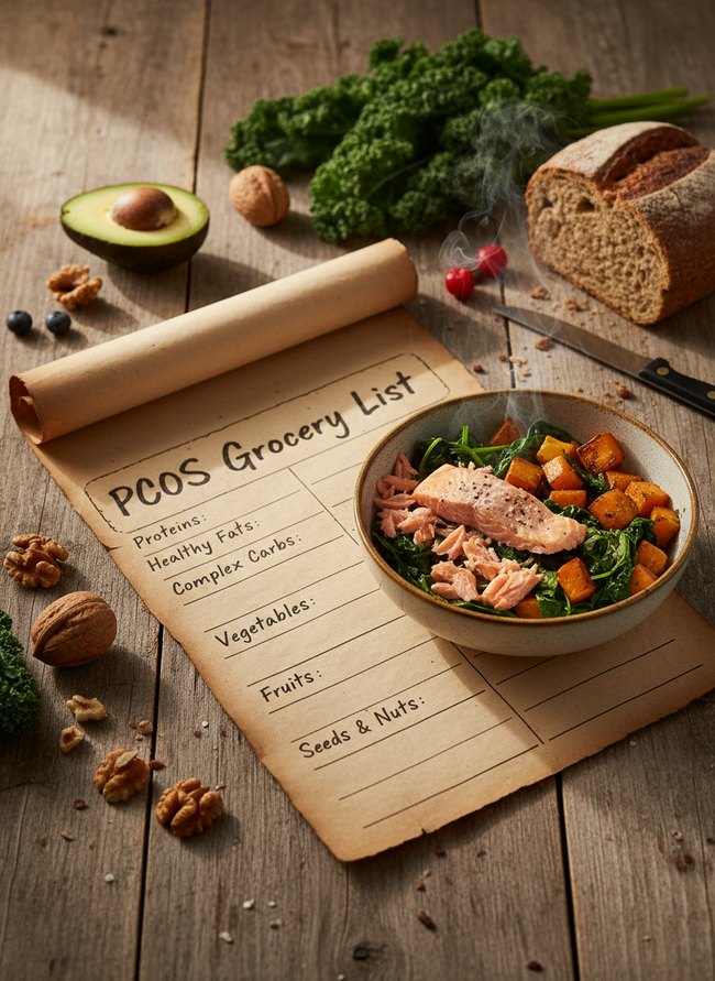 PCOS Grocery List Template