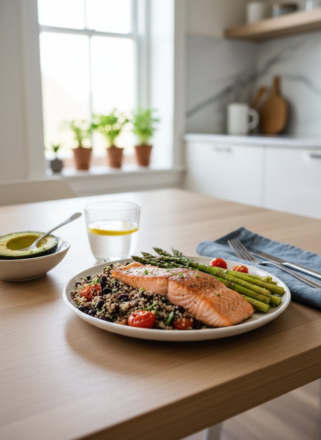 Balanced Salmon Asparagus Delight
