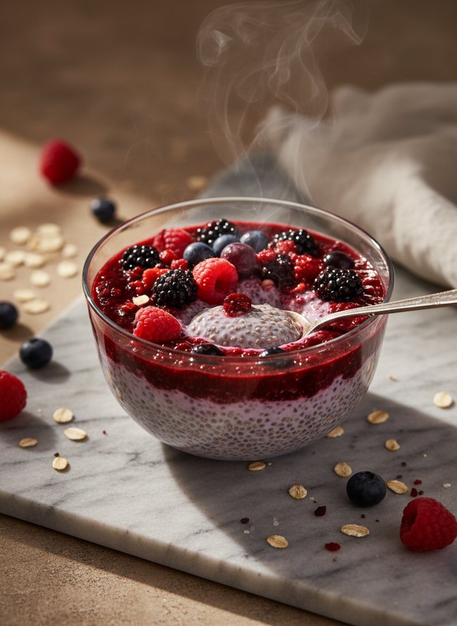 Berry Chia Pudding