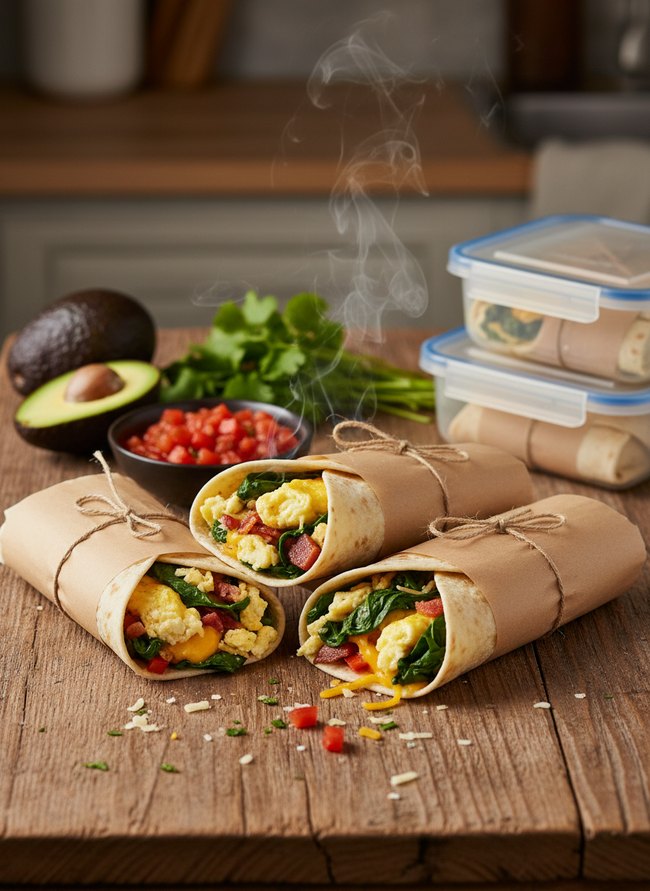 Low-Carb Breakfast Burrito Packs