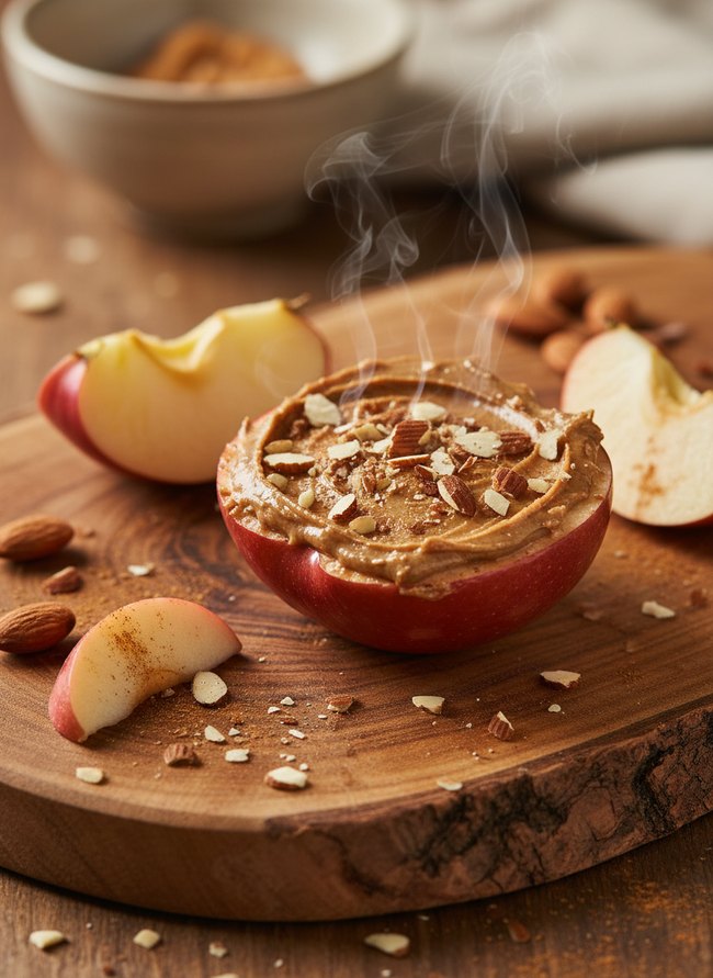 Crunchy Almond Butter Apple