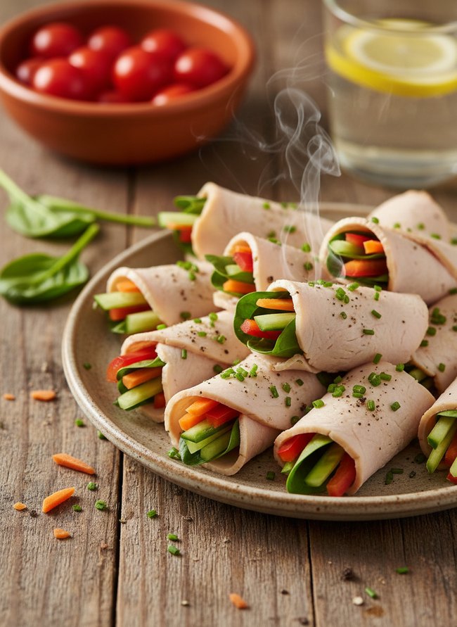 Turkey Veggie Roll-Ups