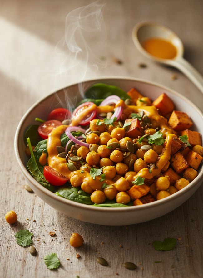 Turmeric Chickpea Power Bowl