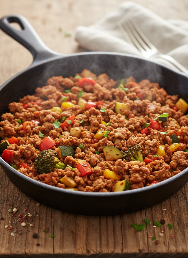 Ground Turkey Skillet Meal