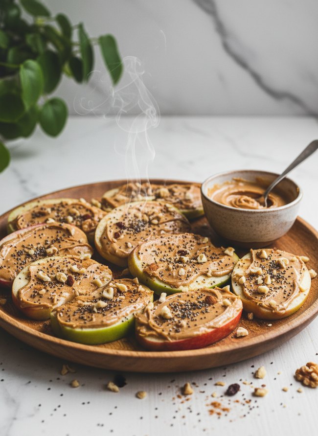 Nut Butter Apple Slices