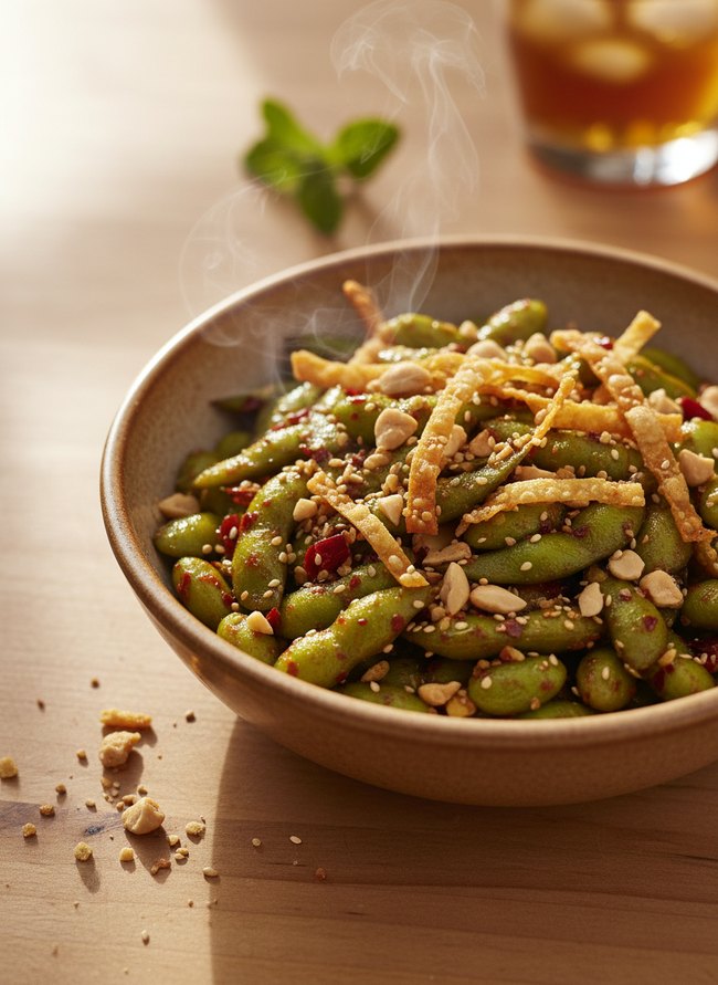Spicy Edamame Crunch Bowl