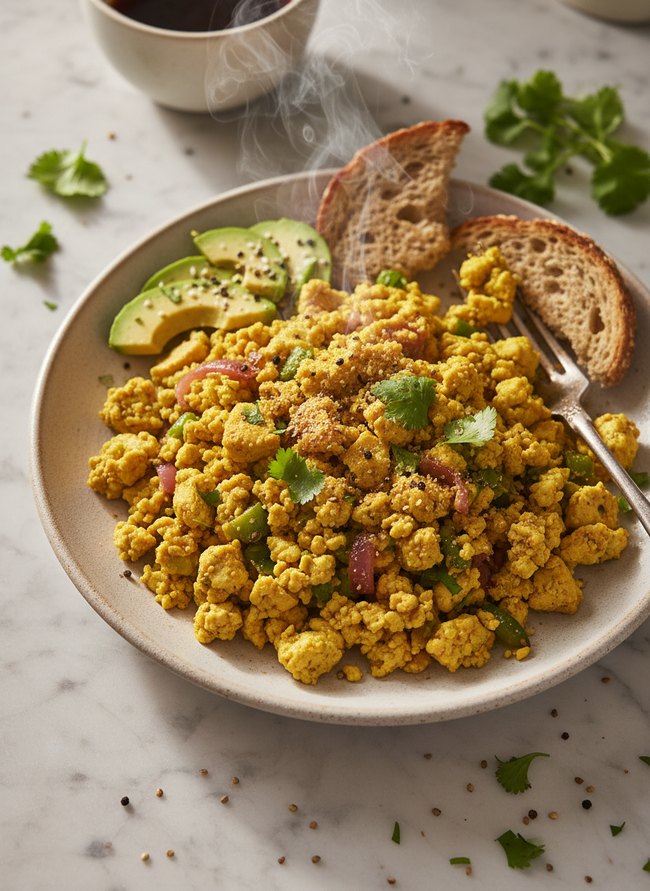 Turmeric Tofu Scramble