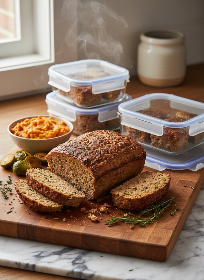 Turkey Meatloaf Prep Ahead