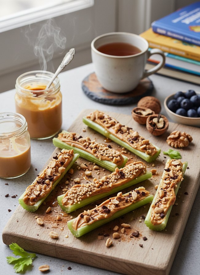 Nut Butter Celery Sticks