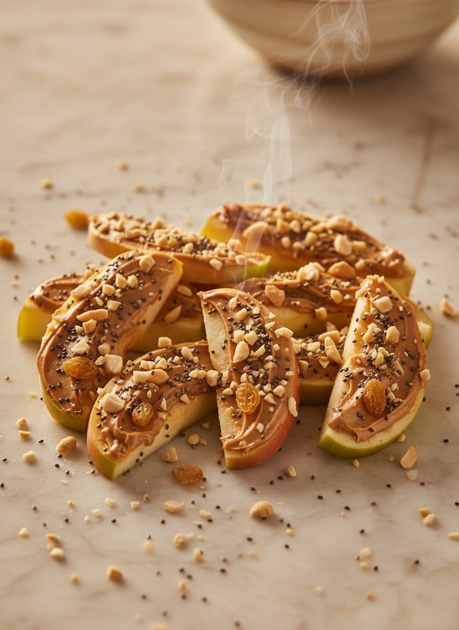 Nut Butter Apple Slices