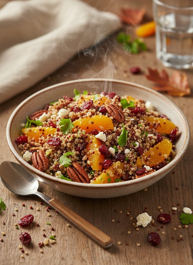 Cranberry Orange Quinoa Salad