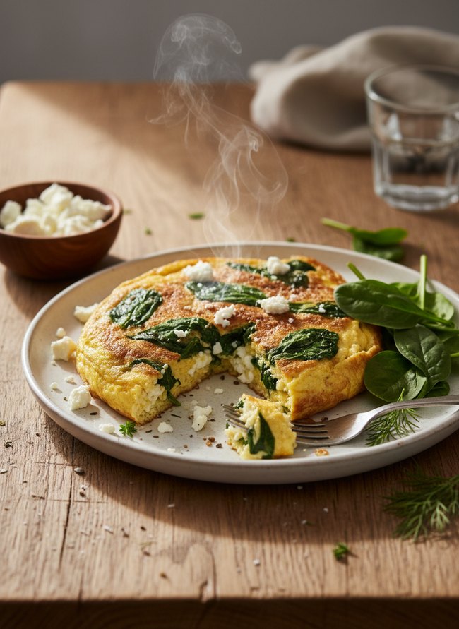 Spinach Feta Omelet