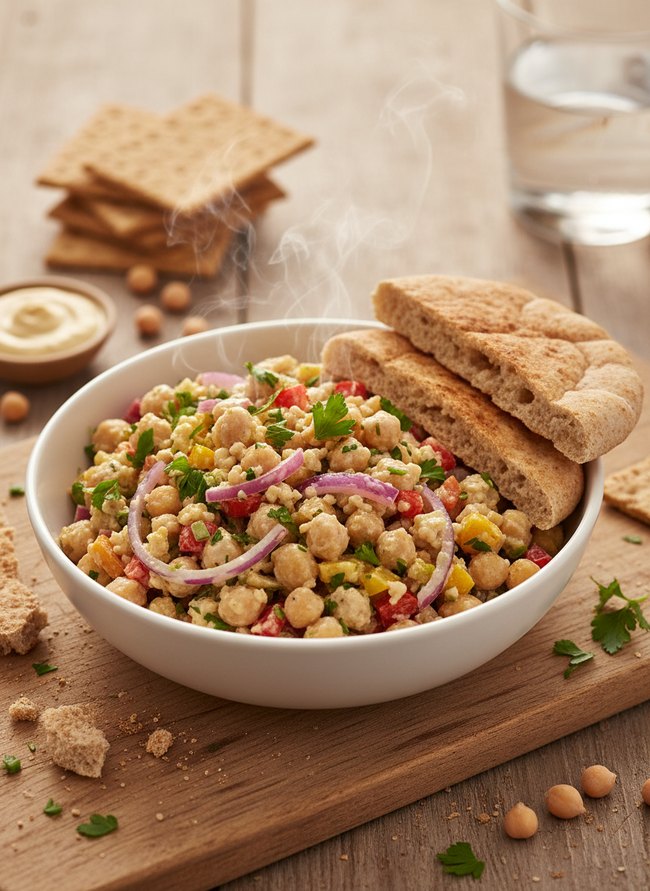 Chickpea Salad Whole Wheat