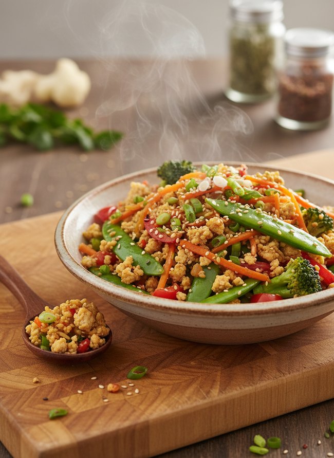 Cauliflower Rice Stir-fry