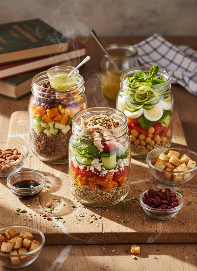 Customizable Salad Jar Kit