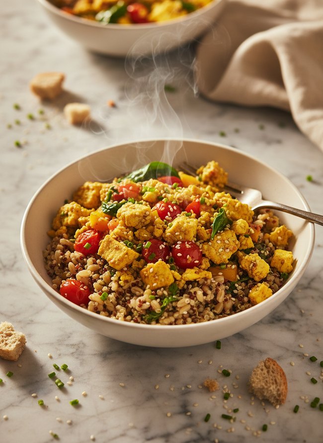 Tofu Scramble Grain Bowl