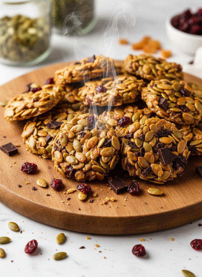 Pumpkin Seed Clusters Bites