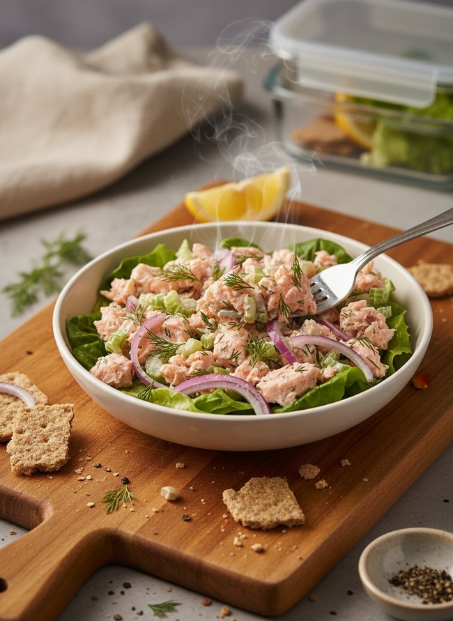 Canned Salmon Salad