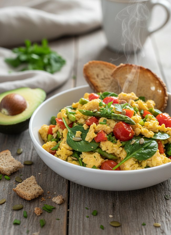 Egg Vegetable Scramble Pairing