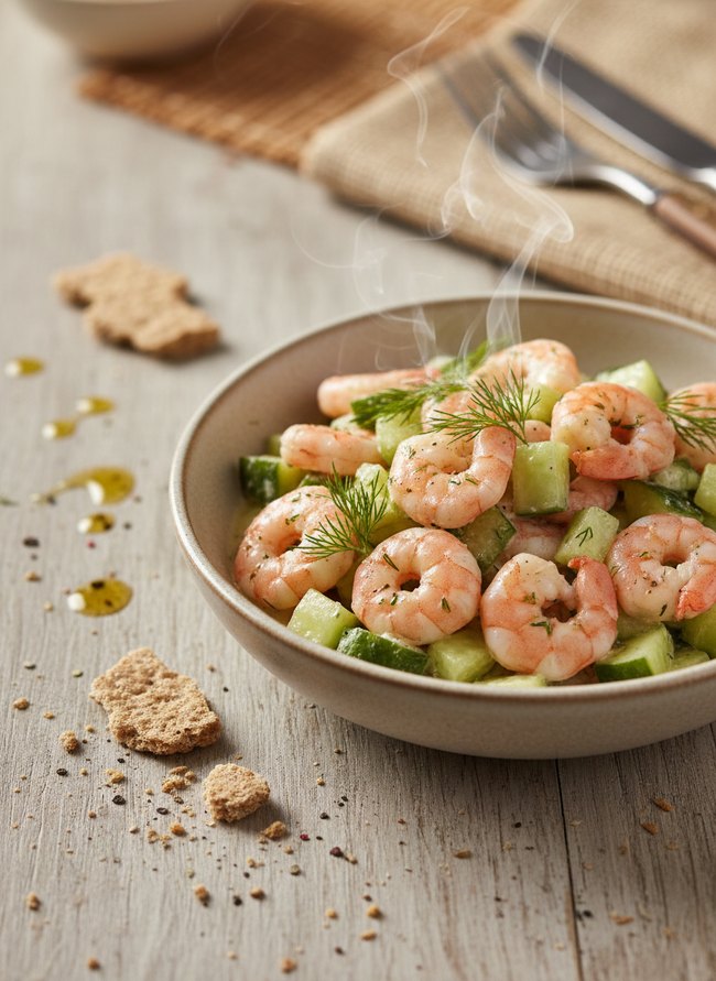 Shrimp Cucumber Dill Bowl