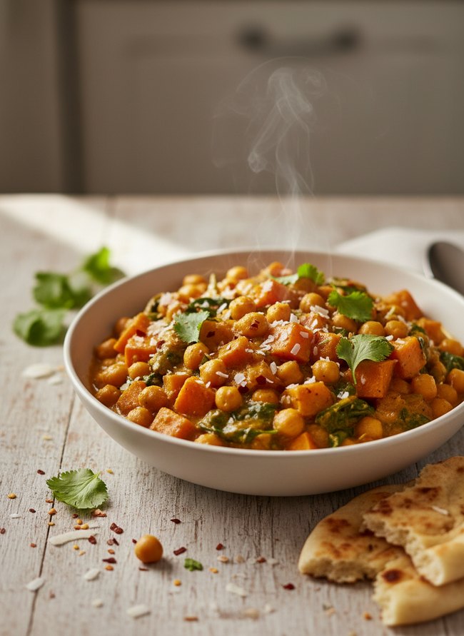 Curried Chickpea Sweet Potato