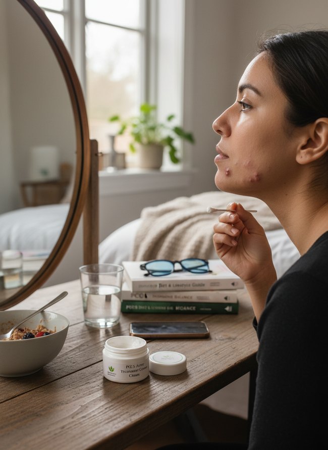 PCOS Chin Inflammation