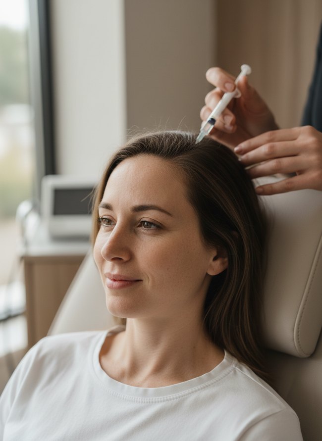 PRP Therapy Session