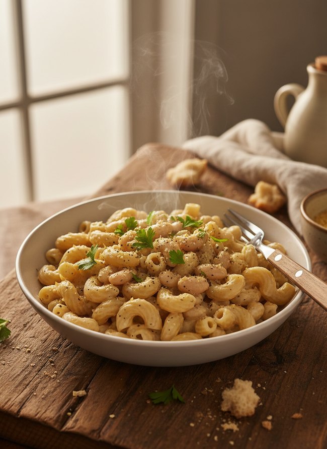 Creamy White Bean Pasta