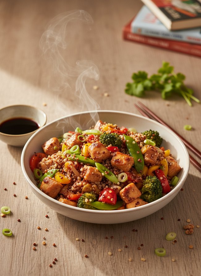 Quinoa Chicken Stir-Fry