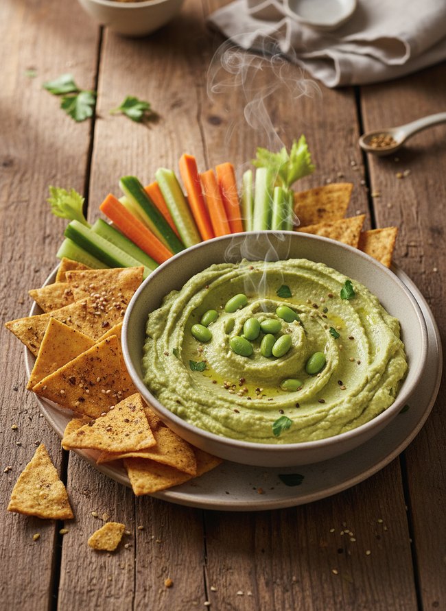 Edamame Hummus Dippers