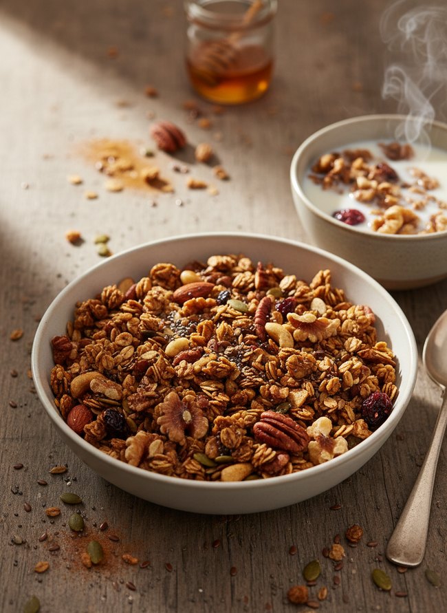 Nutty Seeded Granola