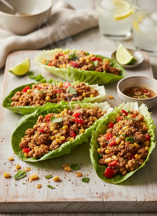 Lean Turkey Lettuce Cups