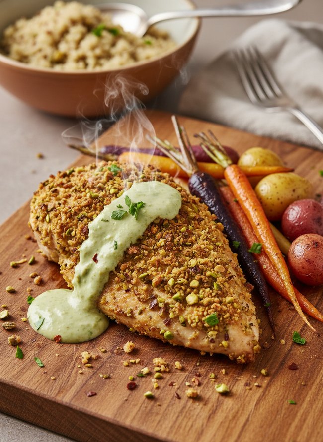 Pistachio Crusted Chicken