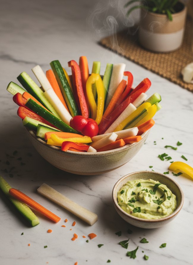 Low-Carb Veggie Sticks