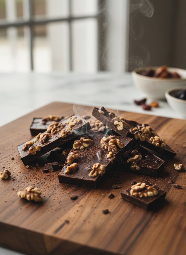 Walnut Dark Chocolate Bark