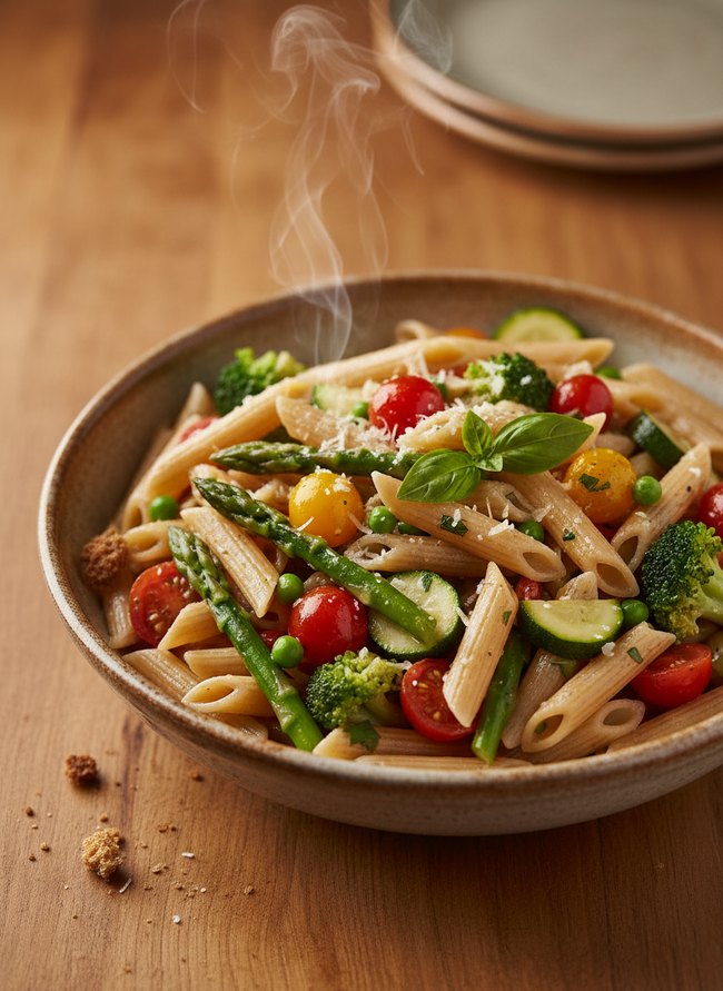 Whole Wheat Pasta Primavera