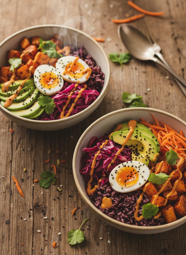 Gut-Friendly Kimchi Bowls