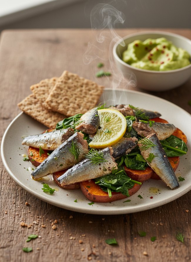 Omega-Rich Sardine Lunch