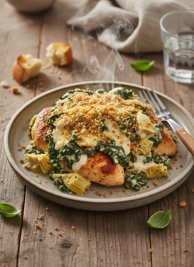 Spinach Artichoke Chicken